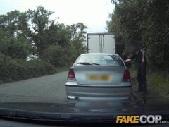 Fake Cop Naughty sluts get more than long arm of the law Thumb