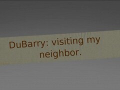 DuBarry: A visit to my neighbor. Thumb