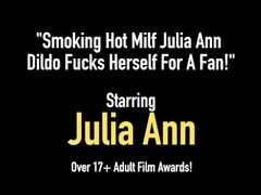 Smoking Hot Milf Julia Ann Dildo Fucks Herself For A Fan! Thumb
