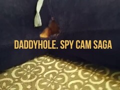 Step dad spy hole in daughter pants and grab pussy! Close up POV fuck n cum Thumb