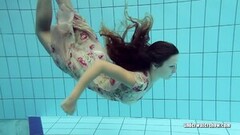 Naughty Beautifully dressed underwater babe Lucy Gurchenko Thumb