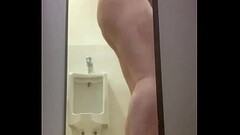 Jerking off in a public toilet Thumb