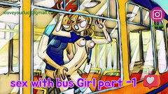 Hard-core fucking sex in the bus | sex story by Luci Thumb