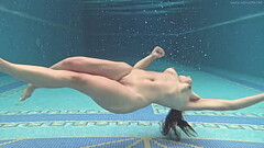 Hungarian naked Sazan Cheharda swimming teasing Thumb