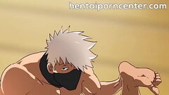 Straight ninja men dared to have anal sex with each other! - Kakashi X Asuma Thumb